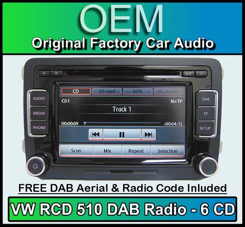 Golf mk6 rcd 510 - vw,